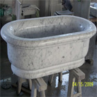 White Marble Bathtub