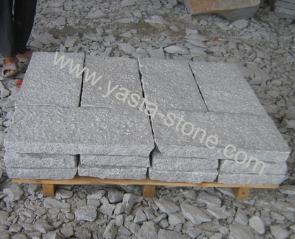 Cube Stone Bush Hammered