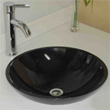 black granite sink