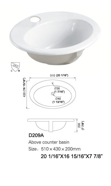 Top Mount Sink