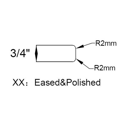 Eased Polished Edges