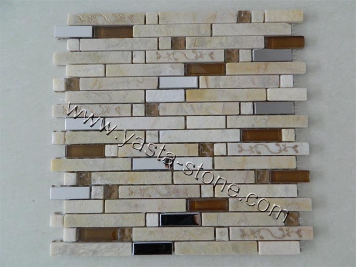 Marble Glass Metal Mosaic