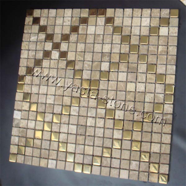 Metal Marble  Mosaic