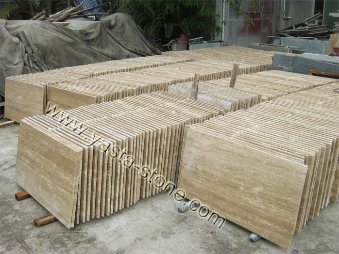 Yellow Wooden Travertine